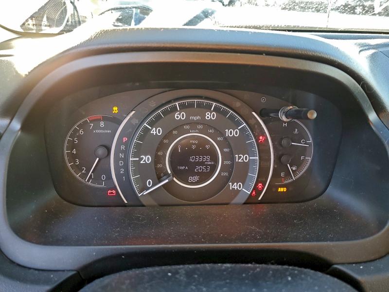 Photo 9 from auction – 2013 HONDA CR-V EXL with VIN 5J6RM4H71DL018350