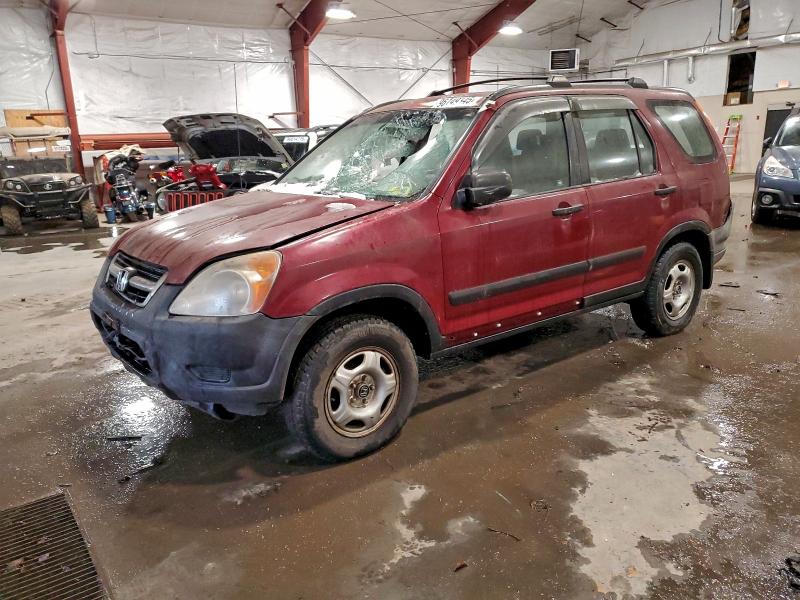 HONDA CR-V LX 2002 with VIN JHLRD684X2C022954 - Photo from auction