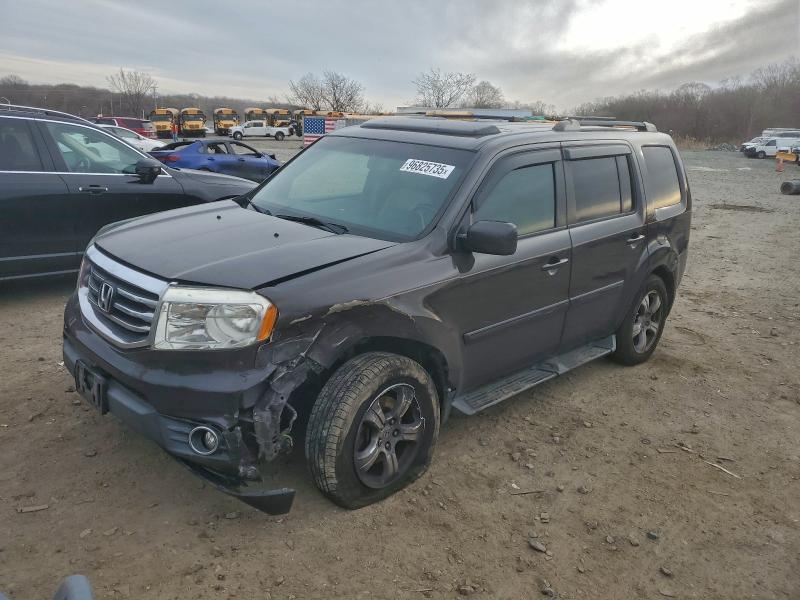 HONDA PILOT EXL 2013 with VIN 5FNYF4H56DB010029 - Photo from auction
