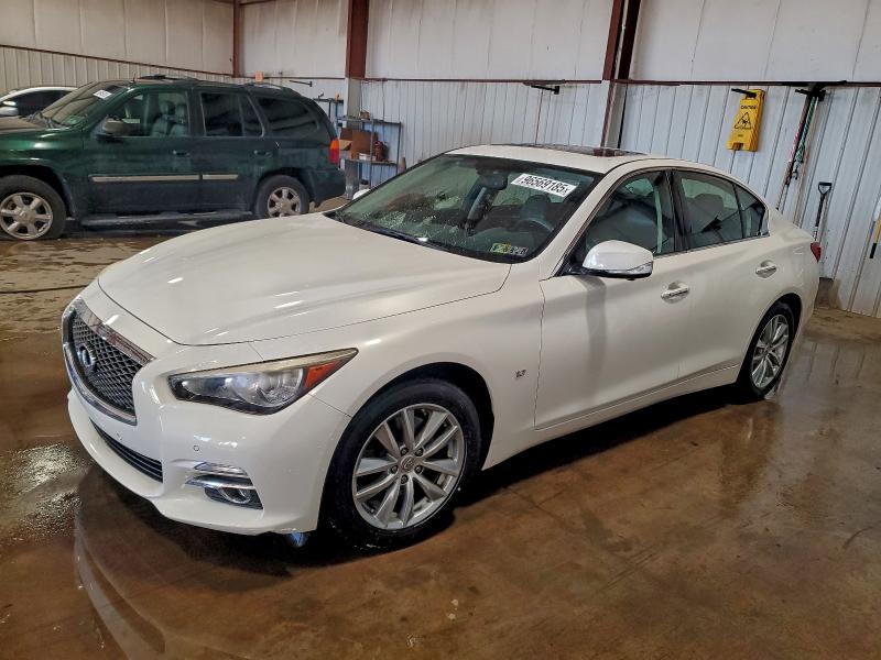 INFINITI Q50 BASE 2014 with VIN JN1BV7AR9EM689040 - Photo from auction