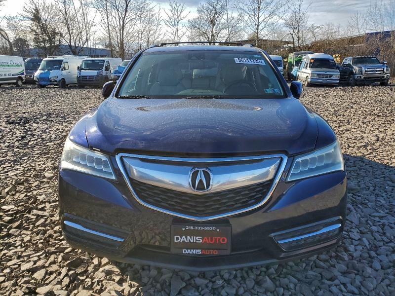 Photo 5 from auction – 2014 ACURA MDX TECHNO with VIN 5FRYD4H40EB026529