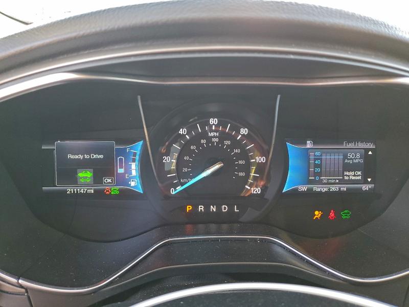 Photo 9 from auction – 2017 FORD FUSION SE with VIN 3FA6P0LU6HR208132