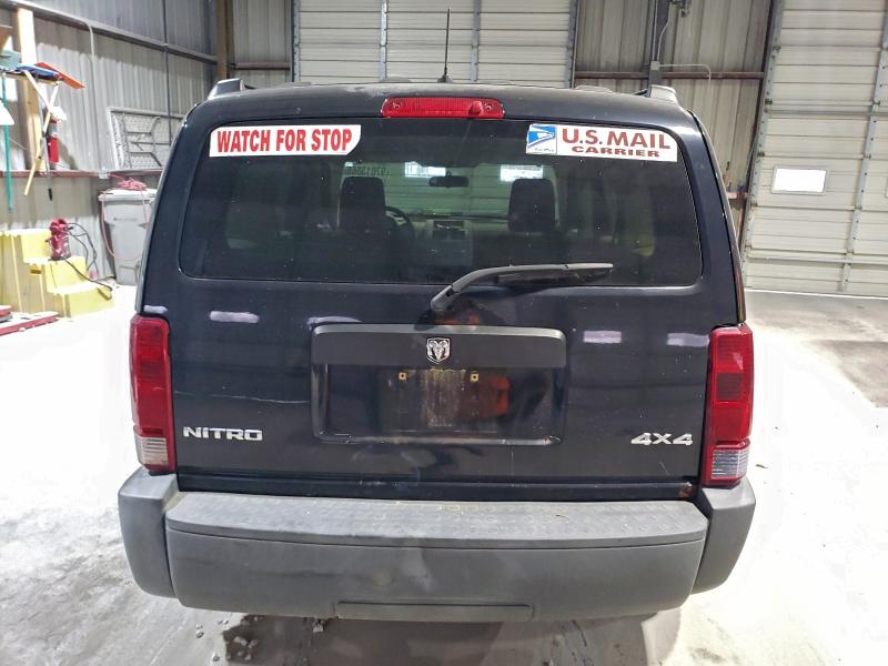 Photo 6 from auction – 2007 DODGE NITRO SXT with VIN 1D8GU28K97W629012