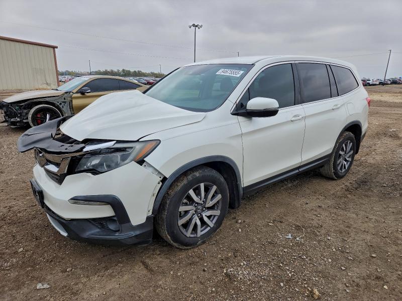 HONDA PILOT EX 2019 with VIN 5FNYF5H34KB021628 - Photo from auction