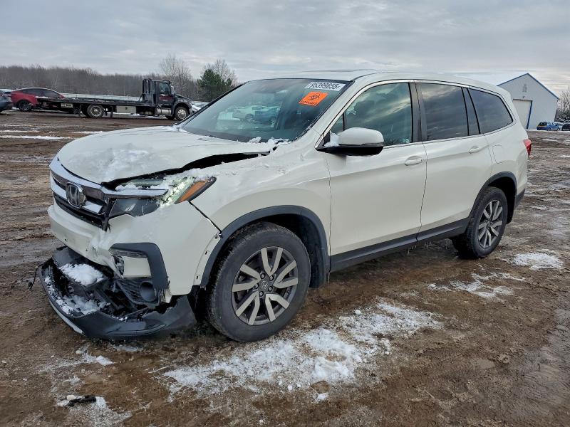 HONDA PILOT EXL 2019 with VIN 5FNYF6H57KB063931 - Photo from auction