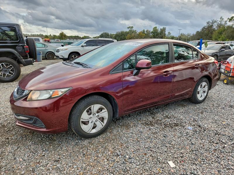 Photo 1 from auction – 2013 HONDA CIVIC LX with VIN 19XFB2F54DE047094