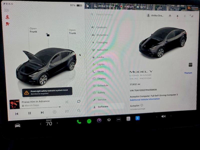Photo 9 from auction – 2023 TESLA MODEL Y with VIN 7SAYGDEE1PA058608