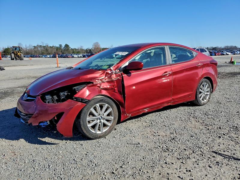 HYUNDAI ELANTRA SE 2014 with VIN 5NPDH4AEXEH478772 - Photo from auction