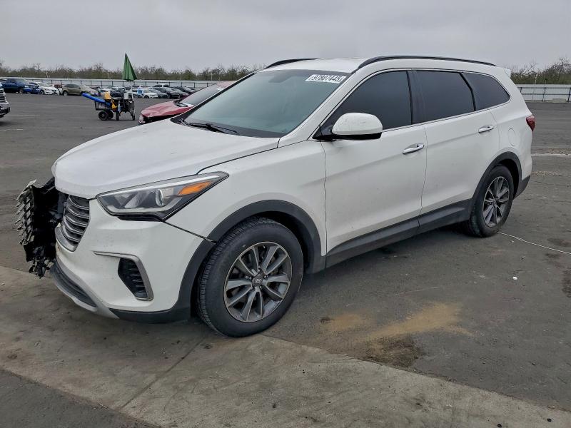 HYUNDAI SANTA FE 2017 with VIN KM8SM4HF8HU166991 - Photo from auction