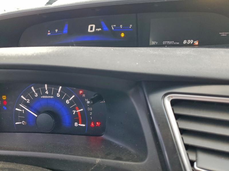 Photo 9 from auction – 2013 HONDA CIVIC EX with VIN 19XFB2F89DE204628