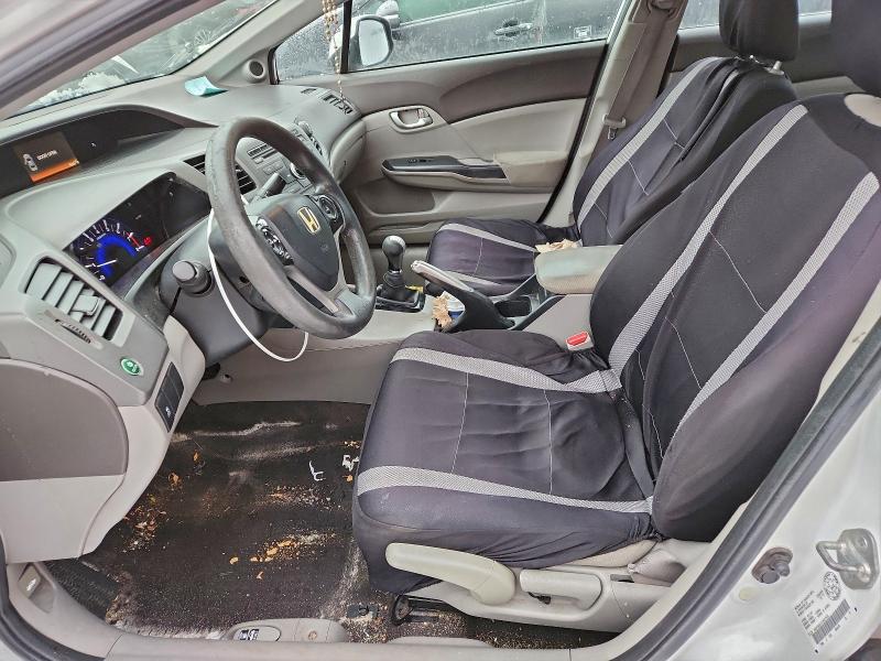 Photo 7 from auction – 2012 HONDA CIVIC LX with VIN 2HGFB2E51CH017976