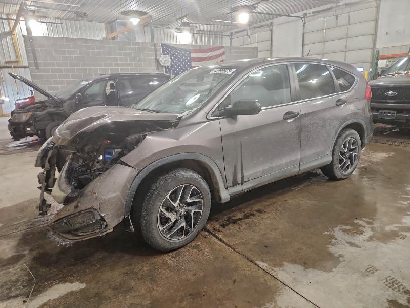 HONDA CR-V SE 2016 with VIN 5J6RM4H49GL048190 - Photo from auction