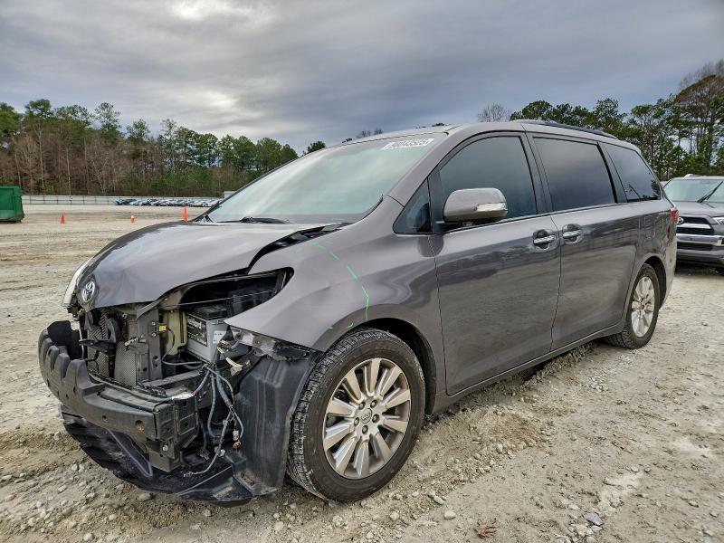 TOYOTA SIENNA XLE 2015 with VIN 5TDYK3DC6FS654722 - Photo from auction