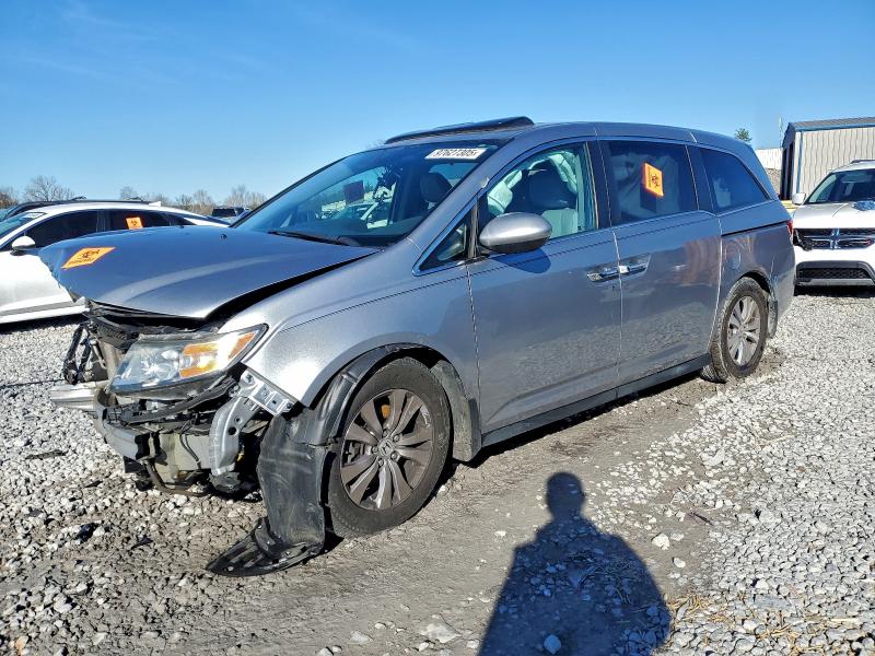 Photo 1 from auction – 2017 HONDA ODYSSEY EX with VIN 5FNRL5H62HB014161