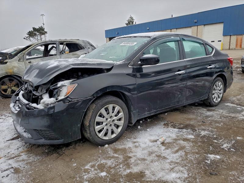NISSAN SENTRA S 2017 with VIN 3N1AB7AP9HL712236 - Photo from auction