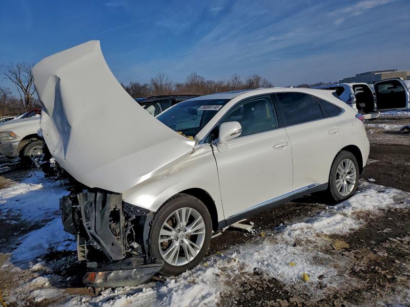 LEXUS RX 450H 2010 with VIN JTJZB1BA6A2000407 - Photo from auction