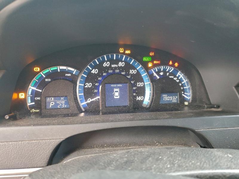 Photo 9 from auction – 2012 TOYOTA CAMRY HYBR with VIN 4T1BD1FK8CU018489