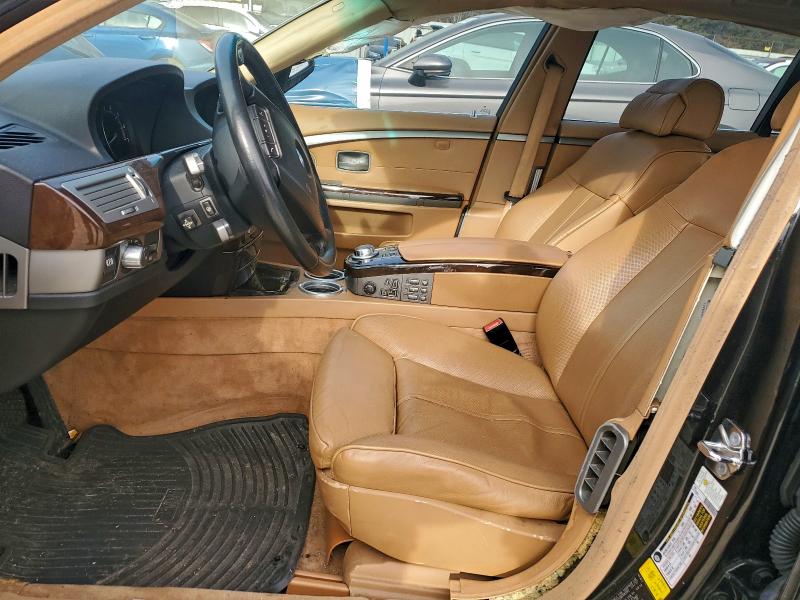 Photo 7 from auction – 2007 BMW 750 with VIN WBAHN83577DT73952