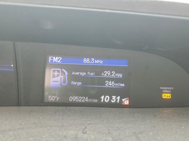 Photo 9 from auction – 2012 HONDA CIVIC EX with VIN 2HGFB2F88CH319225