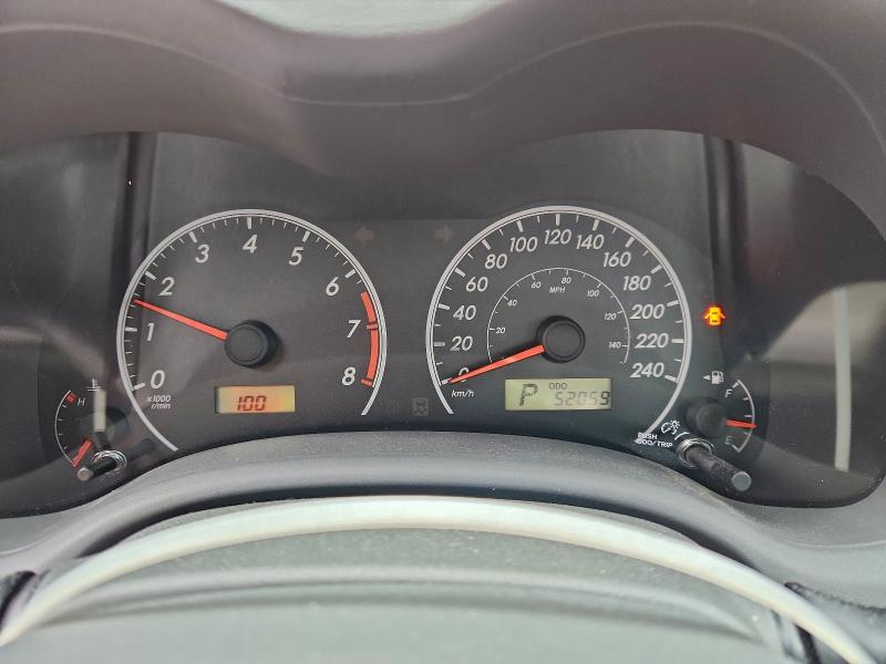 Photo 9 from auction – 2009 TOYOTA COROLLA BA with VIN 2T1BU40E29C089525