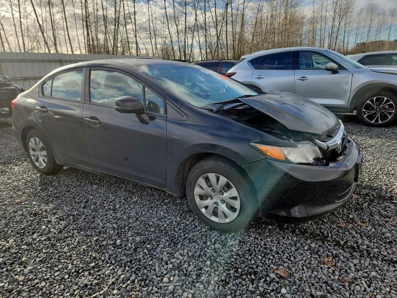 Photo 4 from auction – 2012 HONDA CIVIC LX with VIN 2HGFB2F58CH604691