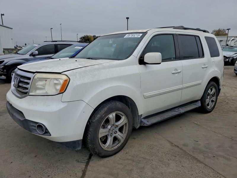 HONDA PILOT EXL 2012 with VIN 5FNYF4H67CB504035 - Photo from auction