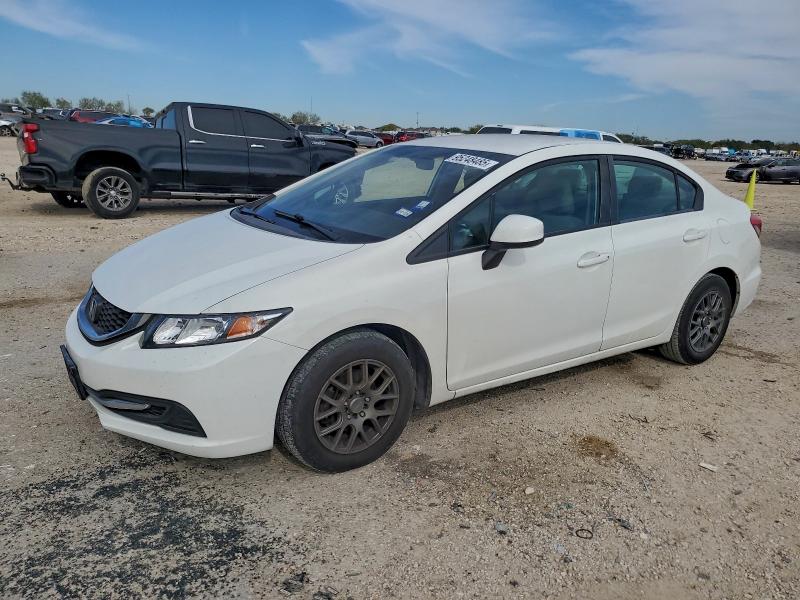 HONDA CIVIC LX 2013 with VIN 2HGFB2F50DH548585 - Photo from auction