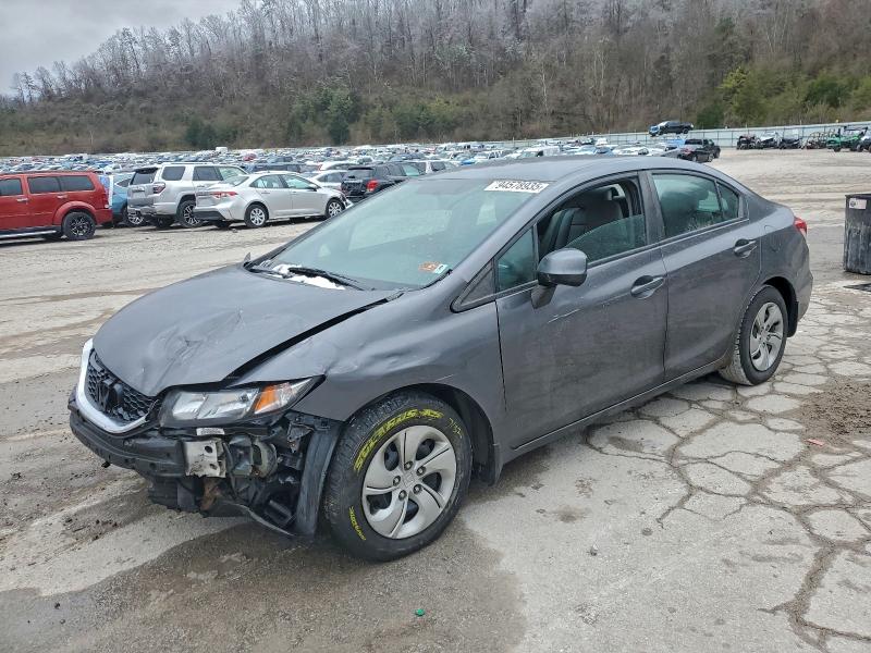 HONDA CIVIC LX 2013 with VIN 19XFB2F55DE274360 - Photo from auction