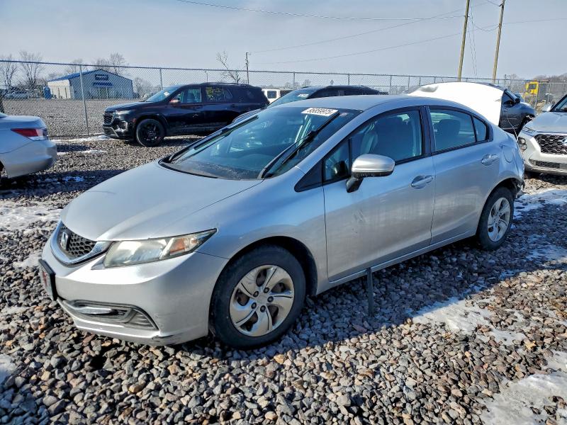 HONDA CIVIC LX 2015 with VIN 19XFB2F55FE247498 - Photo from auction