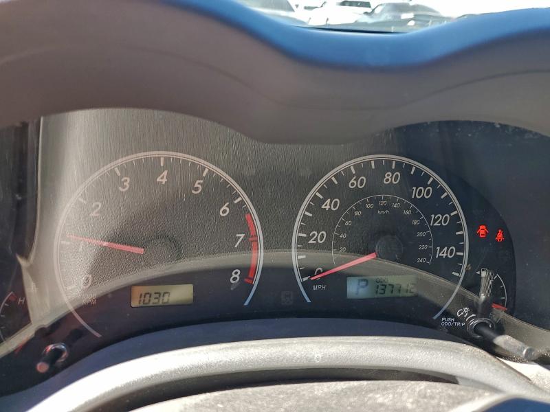 Photo 9 from auction – 2009 TOYOTA COROLLA BA with VIN JTDBL40E499081189