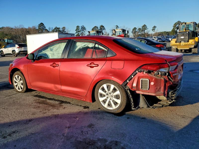 Photo 2 from auction – 2021 TOYOTA COROLLA LE with VIN JTDEPMAE6MJ129539