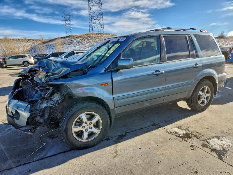 HONDA PILOT EX 2006 with VIN 2HKYF18756H525897 - Photo from auction
