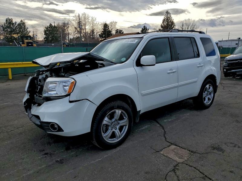 HONDA PILOT EXL 2013 with VIN 5FNYF4H58DB047079 - Photo from auction