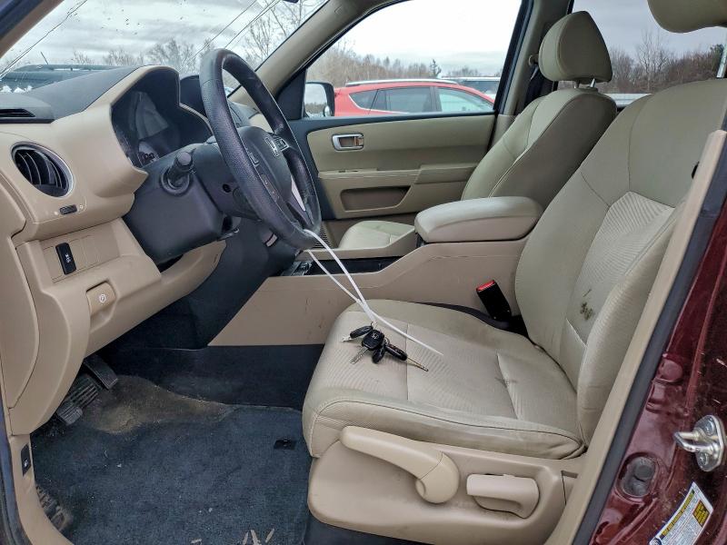 Photo 7 from auction – 2013 HONDA PILOT LX with VIN 5FNYF4H2XDB083412