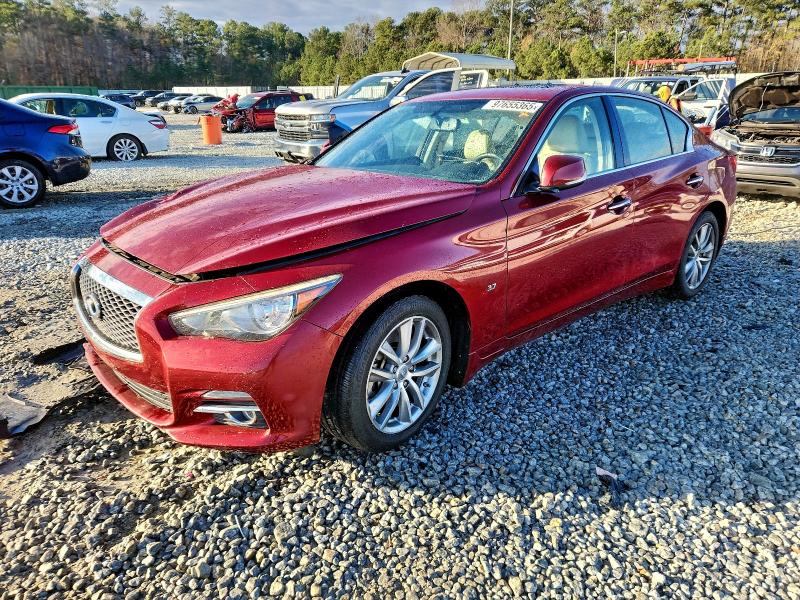 INFINITI Q50 BASE 2015 with VIN JN1BV7AP2FM343380 - Photo from auction