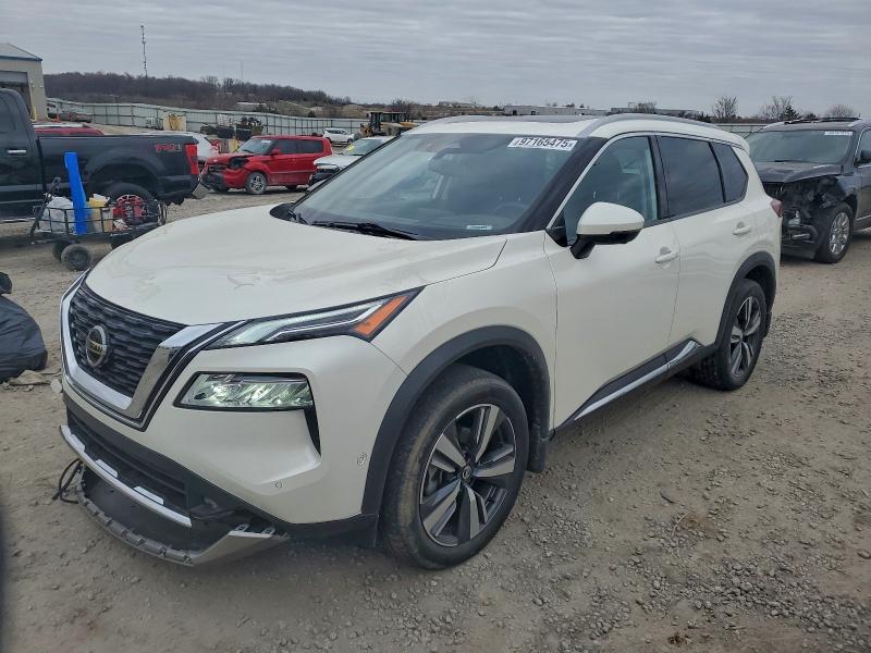 NISSAN ROGUE 2021 with VIN JN8AT3DC8MW101814 - Photo from auction