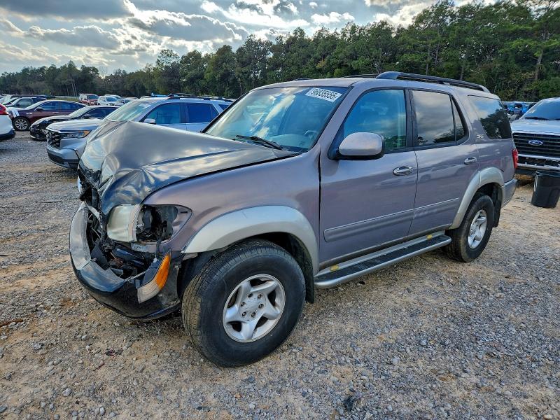 TOYOTA SEQUOIA SR 2002 with VIN 5TDZT34A82S096253 - Photo from auction