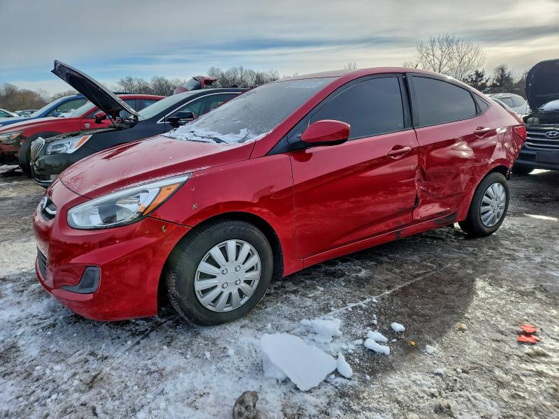 HYUNDAI ACCENT SE 2017 with VIN KMHCT4AE5HU281279 - Photo from auction
