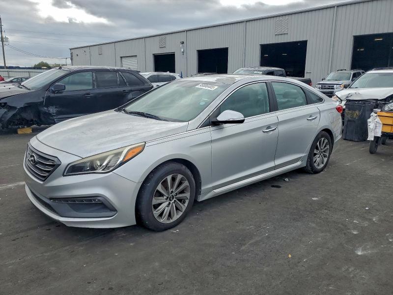HYUNDAI SONATA 2017 with VIN 5NPE34AF2HH554162 - Photo from auction