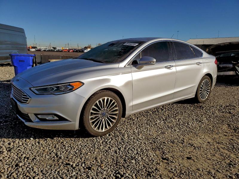 FORD FUSION TIT 2017 with VIN 3FA6P0D98HR221555 - Photo from auction