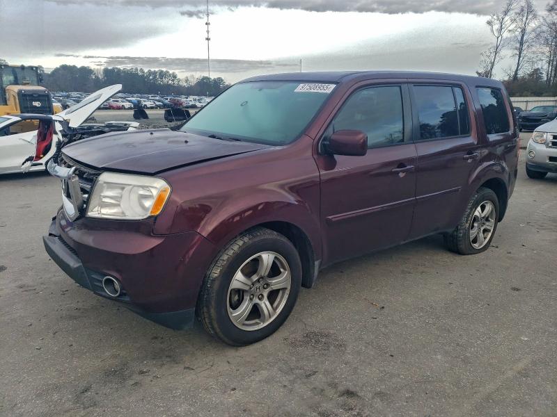 HONDA PILOT EXL 2014 с VIN 5FNYF3H52EB017782 - Фото с аукциона