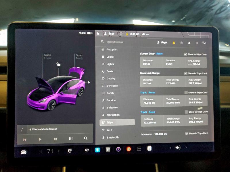 Photo 9 from auction – 2018 TESLA MODEL 3 with VIN 5YJ3E1EB6JF144265