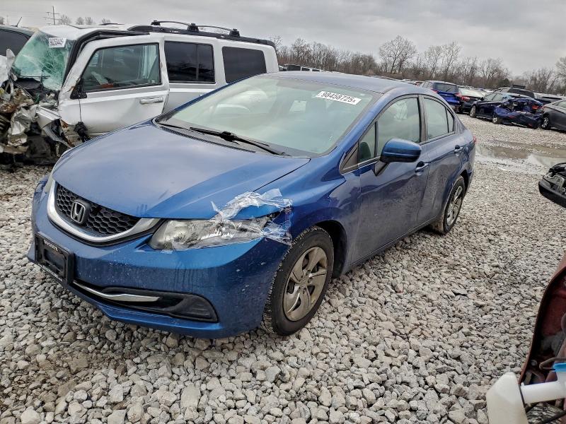 HONDA CIVIC LX 2015 with VIN 19XFB2F52FE252528 - Photo from auction