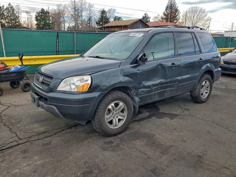 HONDA PILOT EX 2005 with VIN 2HKYF18475H544620 - Photo from auction
