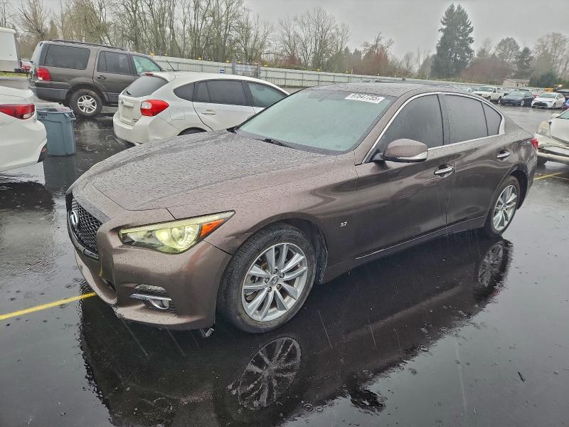 INFINITI Q50 BASE 2015 with VIN JN1BV7AR0FM395978 - Photo from auction