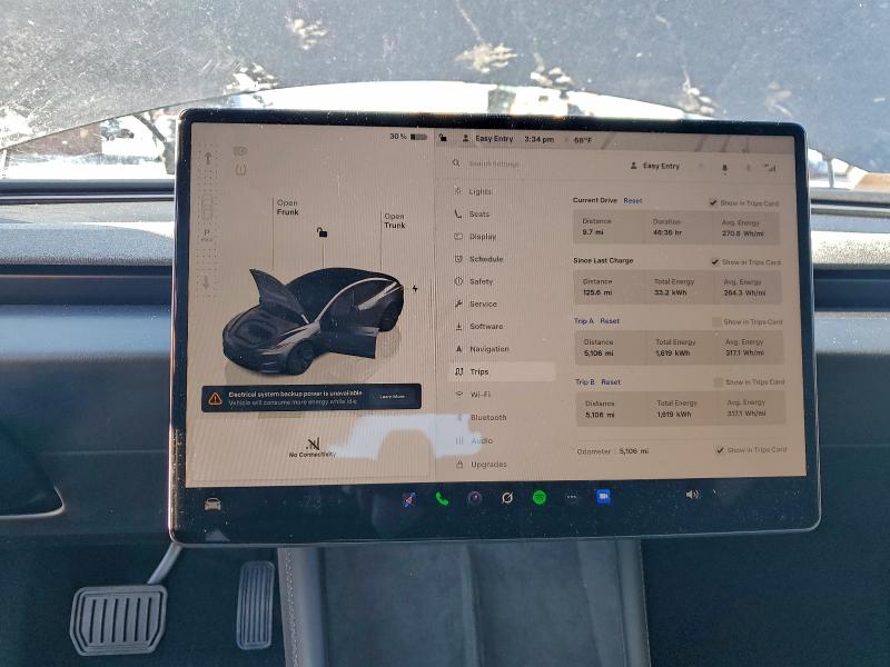 Photo 9 from auction – 2025 TESLA MODEL 3 with VIN 5YJ3E1EA5SF033957