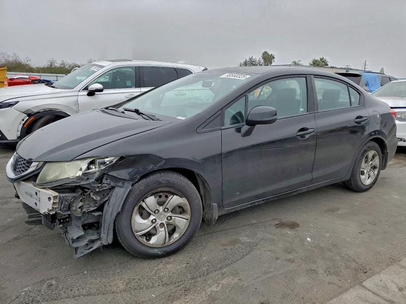 Photo 1 from auction – 2013 HONDA CIVIC LX with VIN 19XFB2F54DE221388