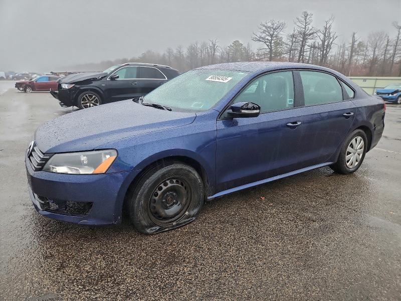 VOLKSWAGEN PASSAT S 2013 with VIN 1VWAP7A35DC063744 - Photo from auction