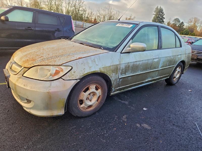Photo 1 from auction – 2004 HONDA CIVIC HYBR with VIN JHMES95604S013213