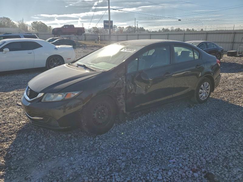 HONDA CIVIC LX 2013 with VIN 19XFB2E50DE009315 - Photo from auction